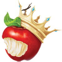 Apple with a crown