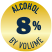 8% Alcohol By Volume