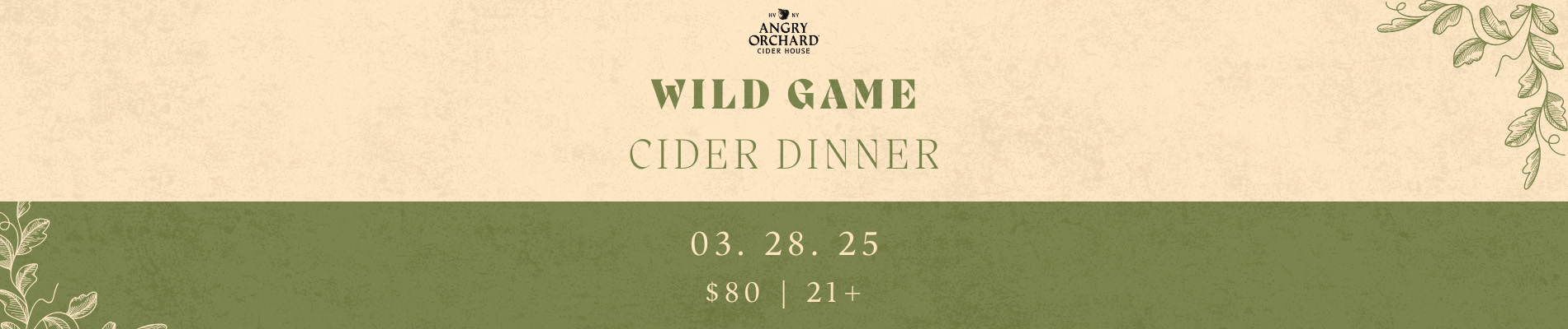 Wild Game Cider Dinner